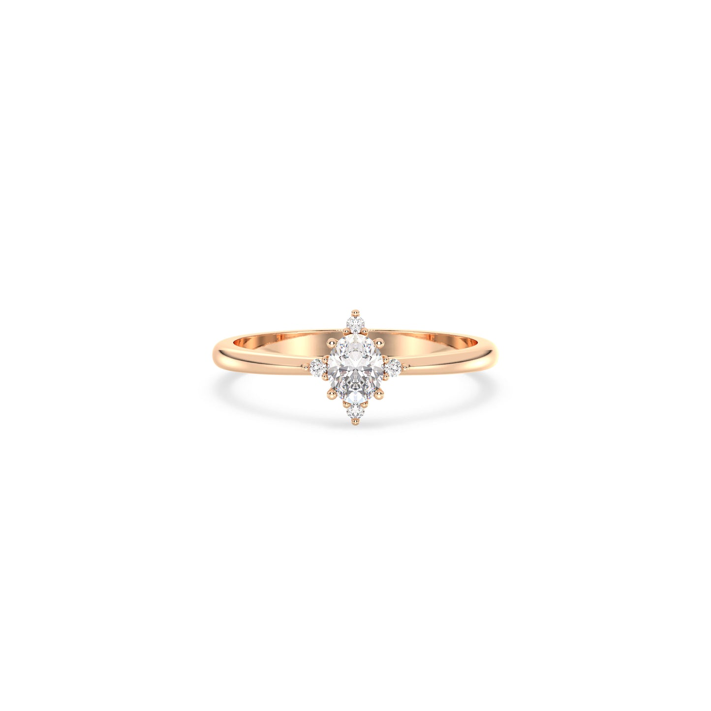 Aurelia Diamond - Roségold | Natürlicher Diamant