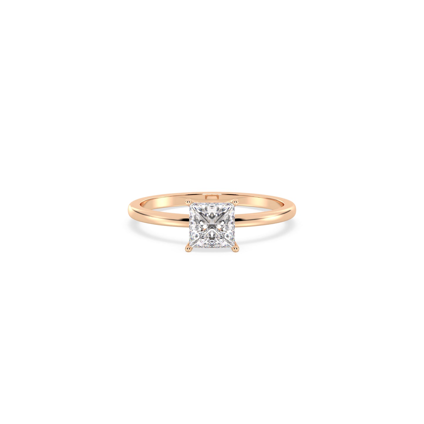 Elina - Roségold | Natürlicher Diamant