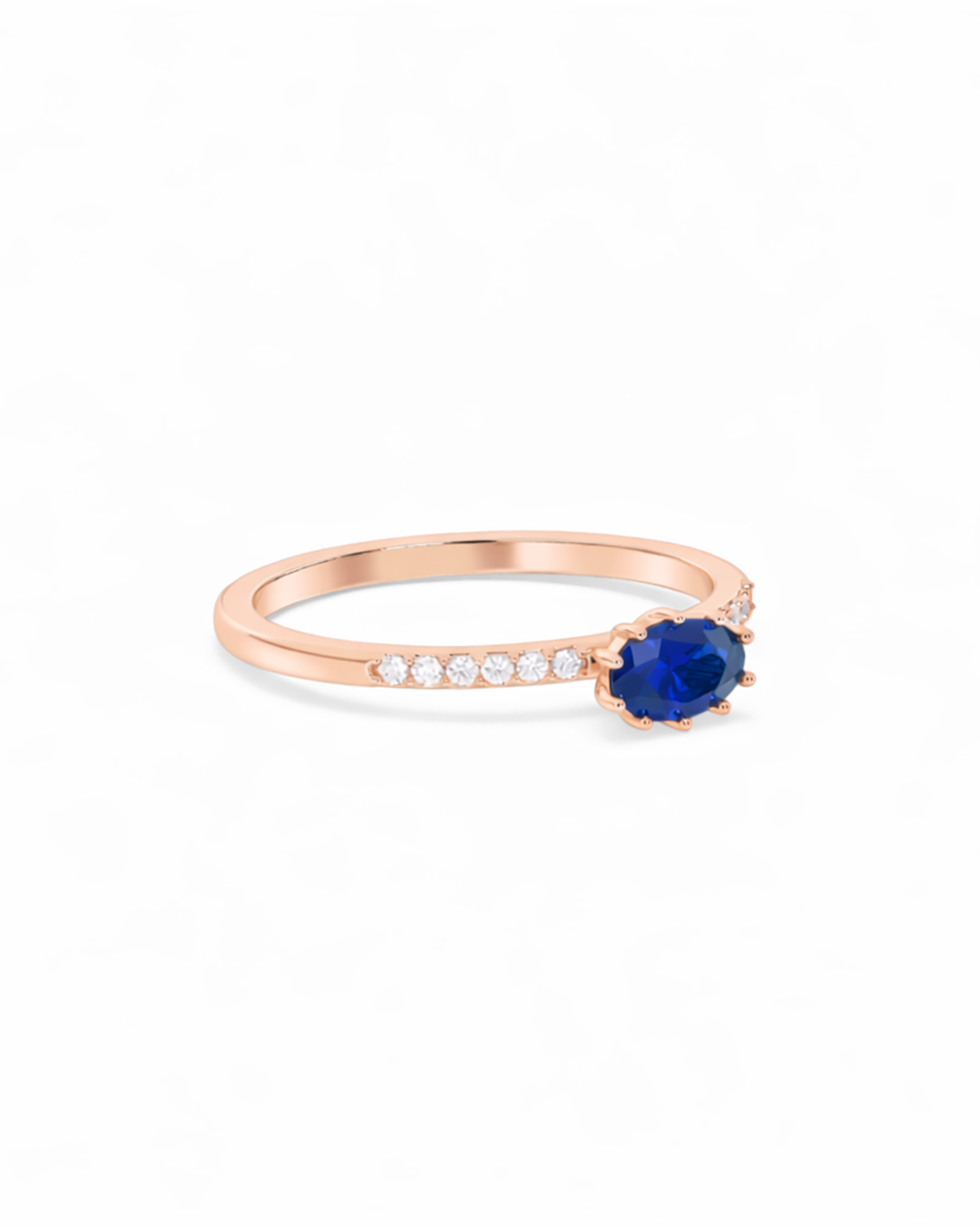 Celeste Saphir - Roségold | Lab Grown