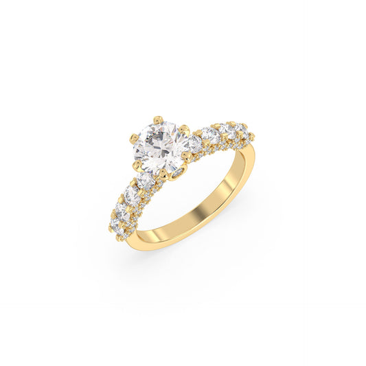 Alira - Gelbgold | Natürlicher Diamant
