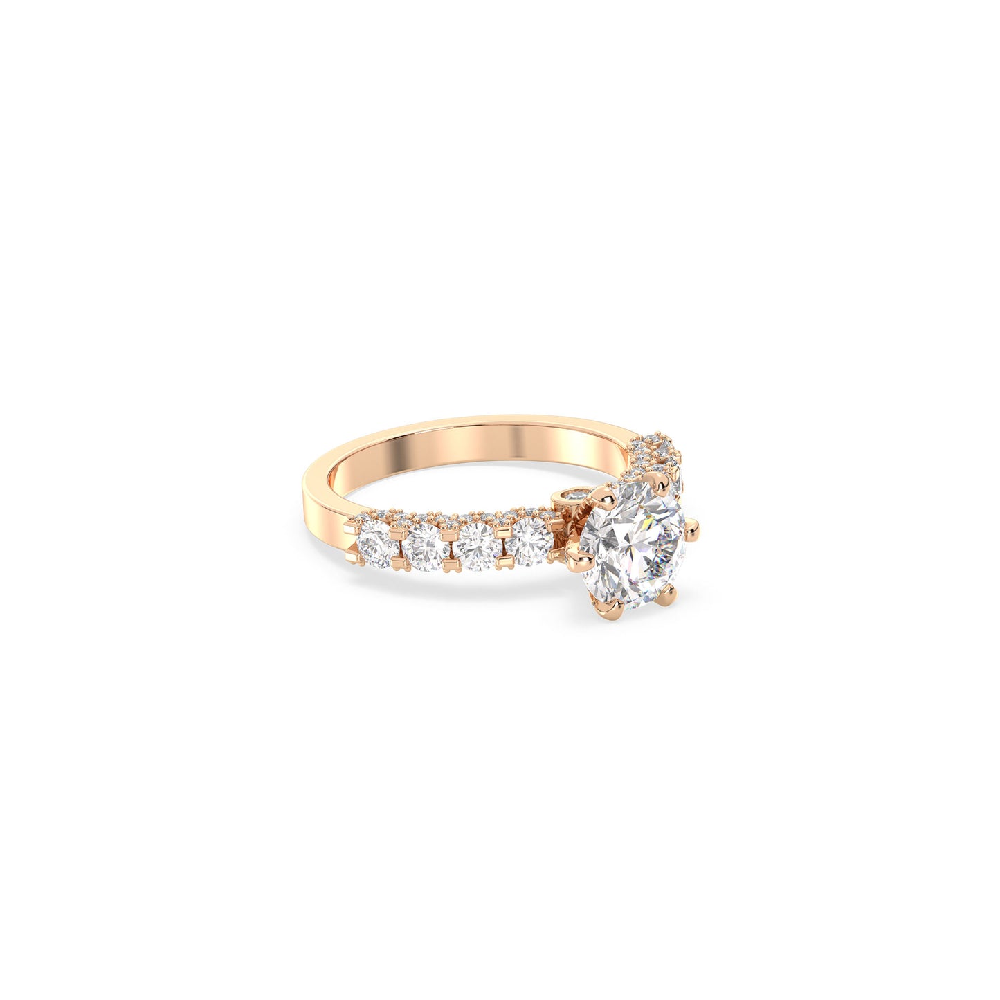 Alira - Roségold | Natürlicher Diamant