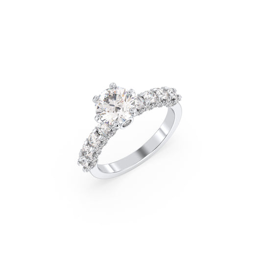 Alira - Weißgold | Natürlicher Diamant