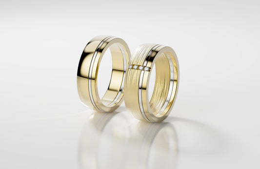 Alma Duo - Gelbgold | Lab Grown