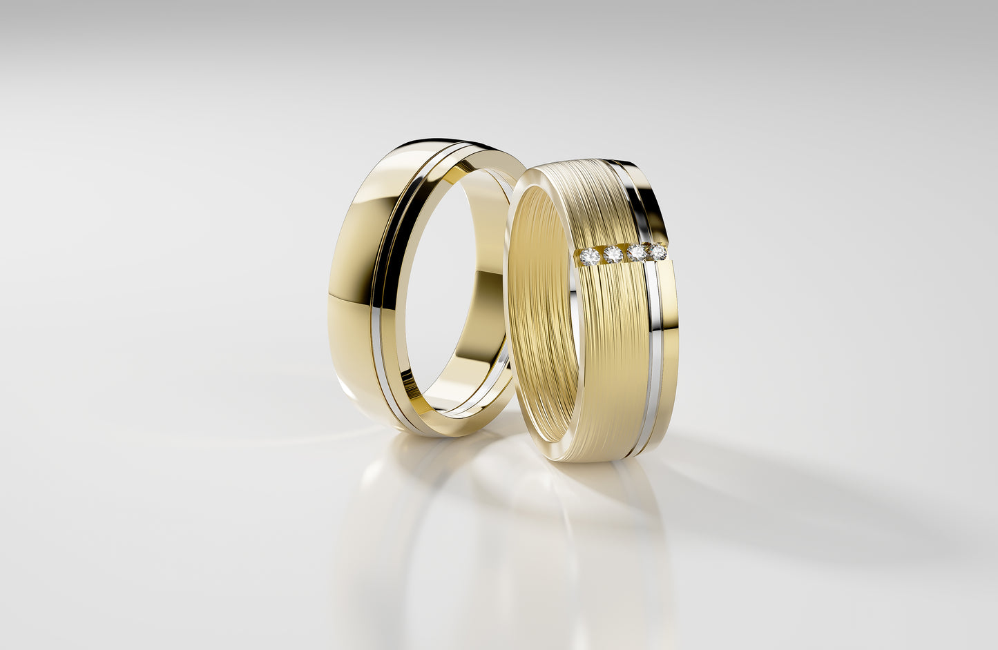 Alma Duo - Gelbgold | Lab Grown