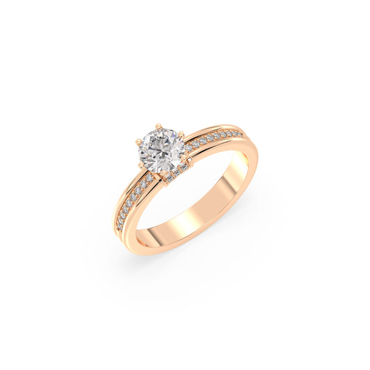 Amelia - Roségold | Lab Grown