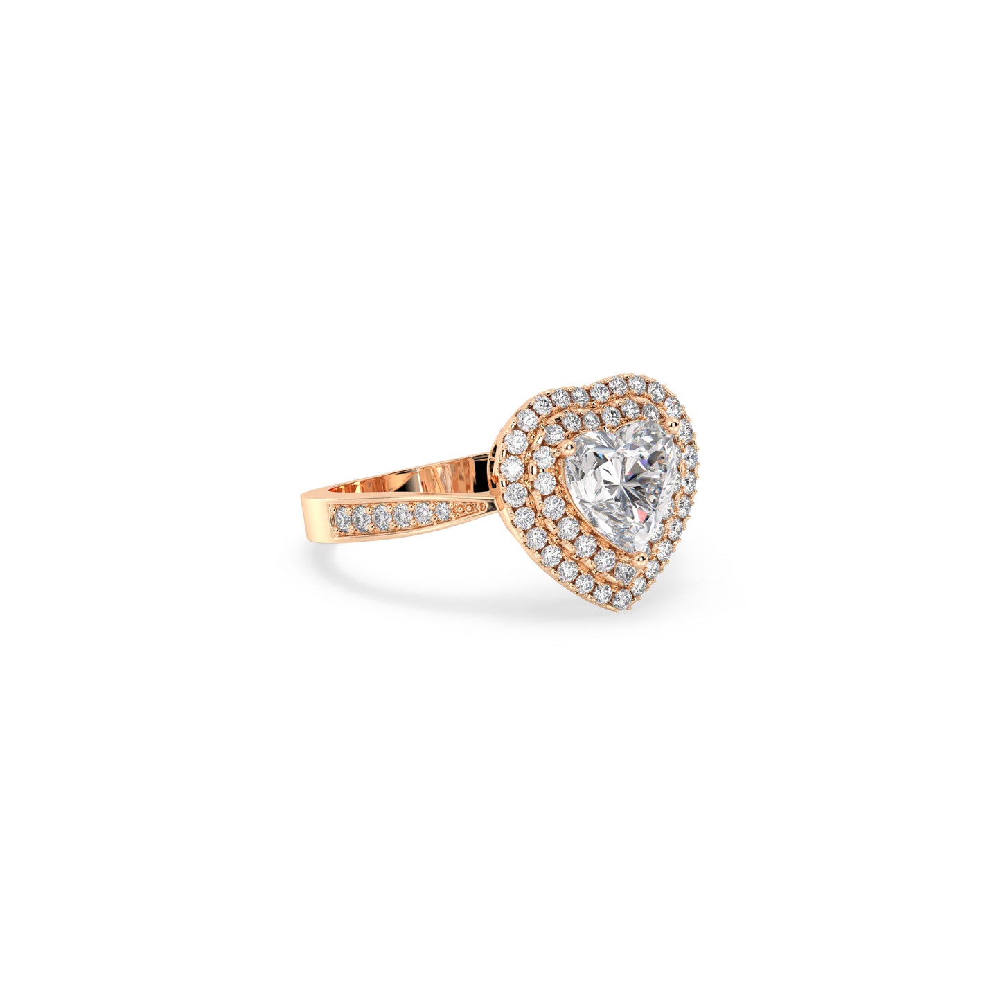 Amora - Roségold | Natürlicher Diamant