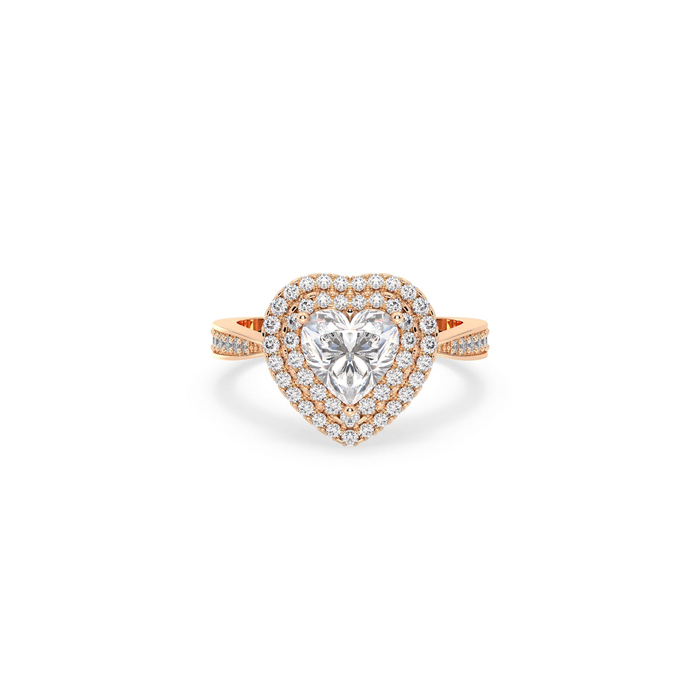 Amora - Roségold | Natürlicher Diamant