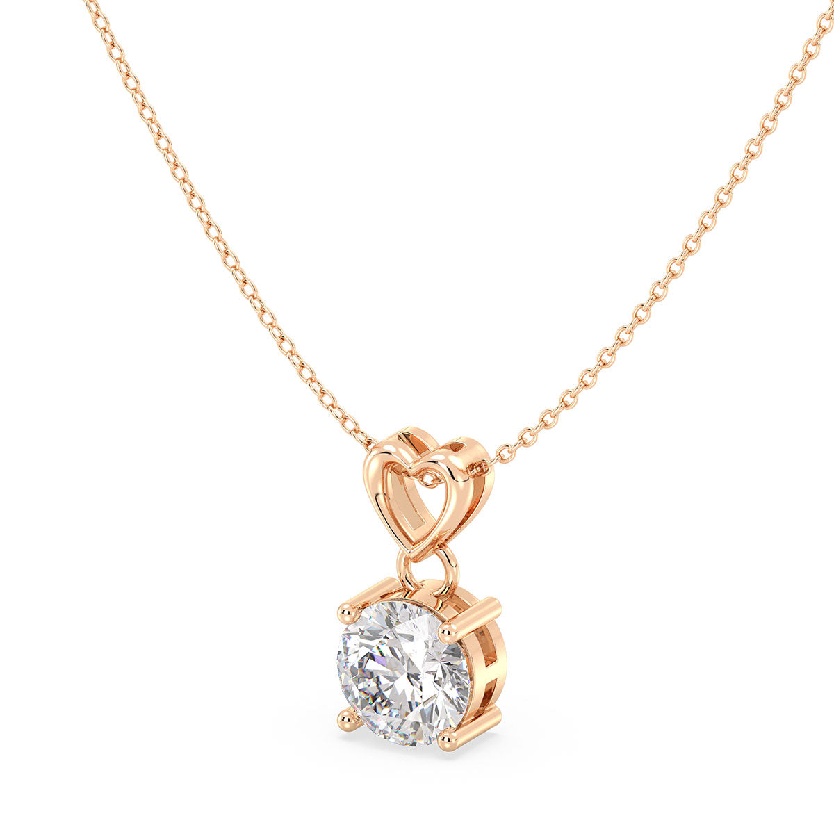 Anea - Roségold | Natürlicher Diamant