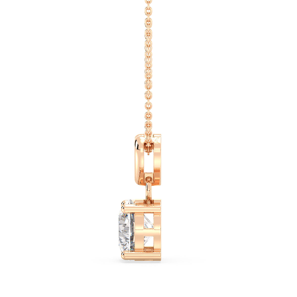 Anea - Roségold | Natürlicher Diamant