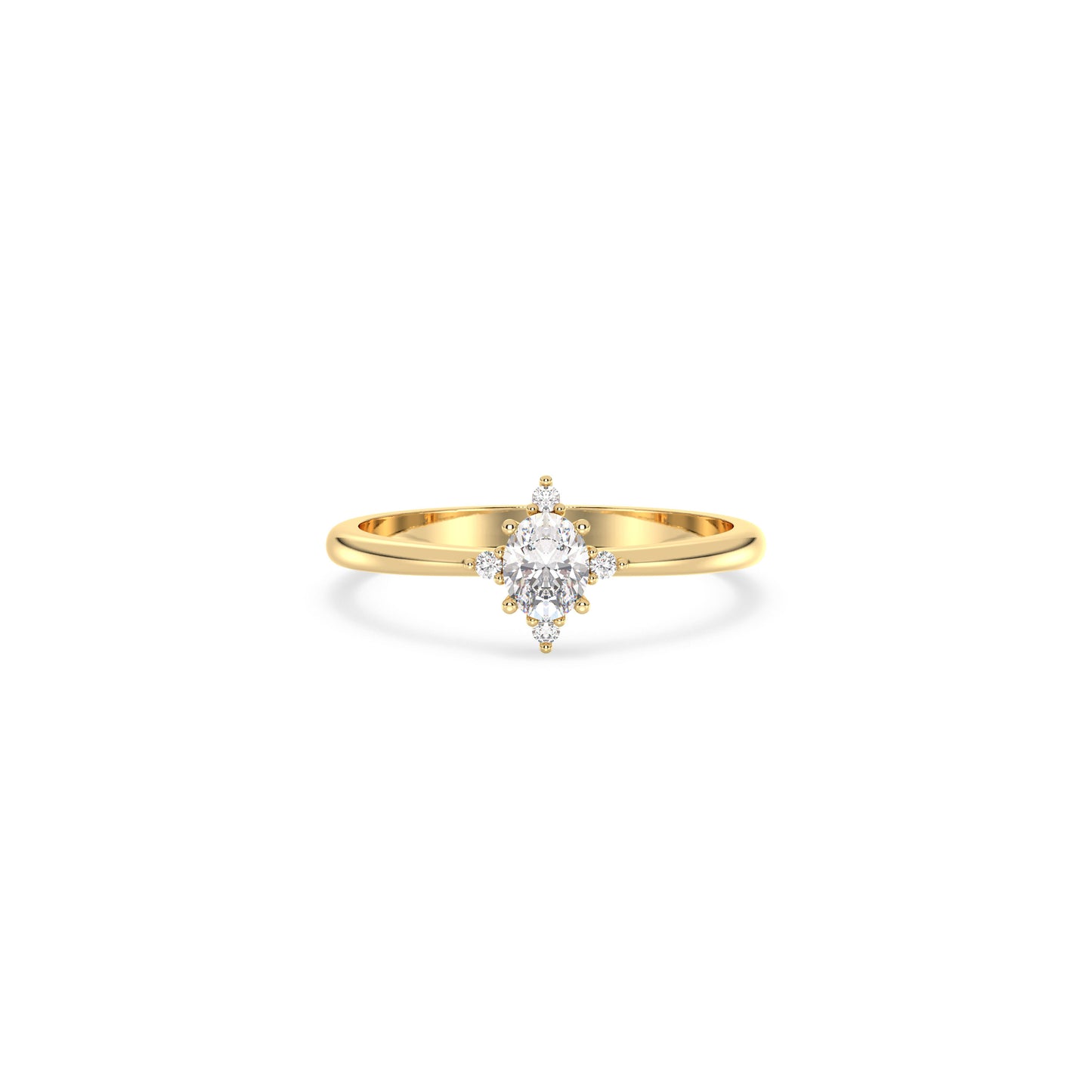 Aurelia Diamond - Gelbgold | Lab Grown