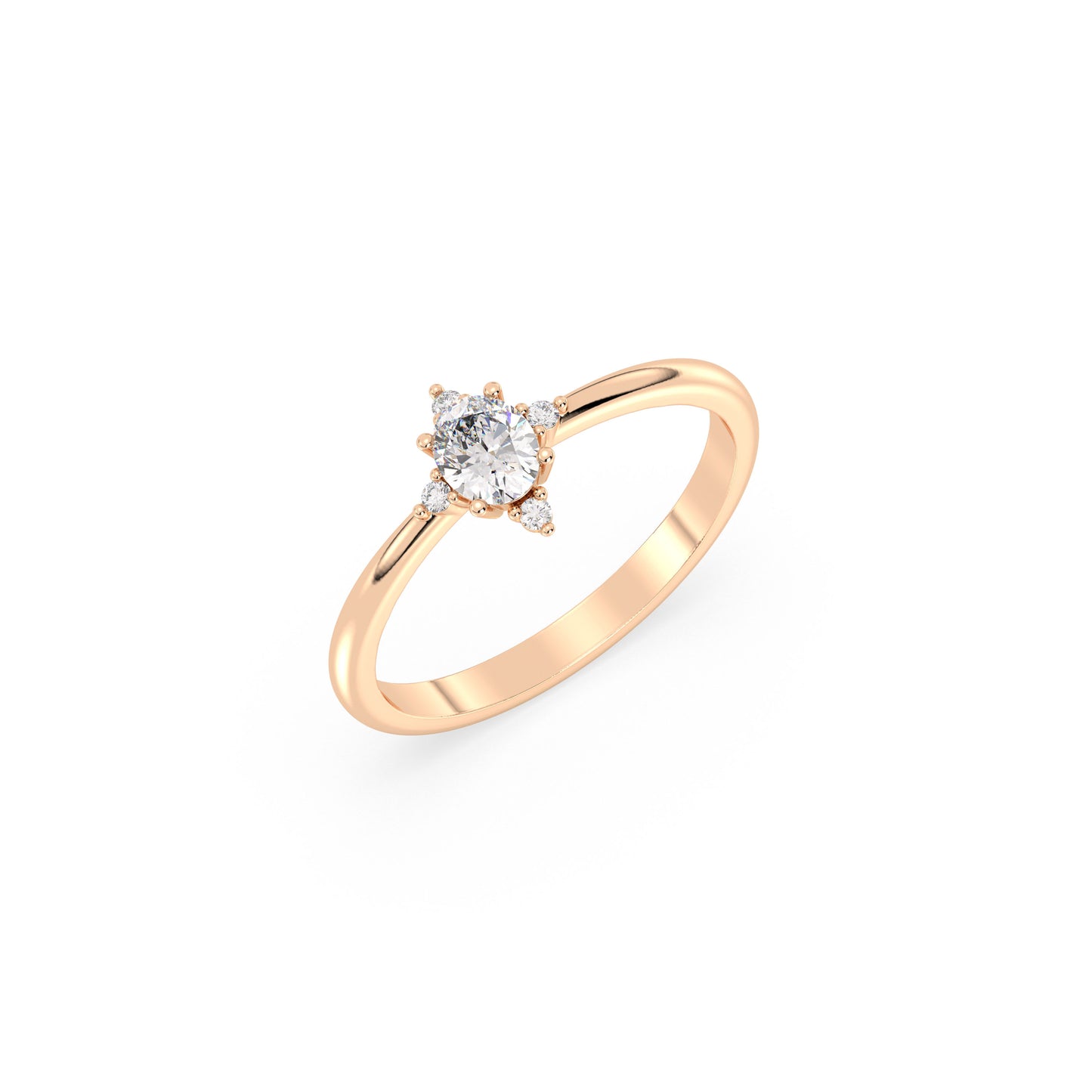 Aurelia Diamond - Roségold | Natürlicher Diamant