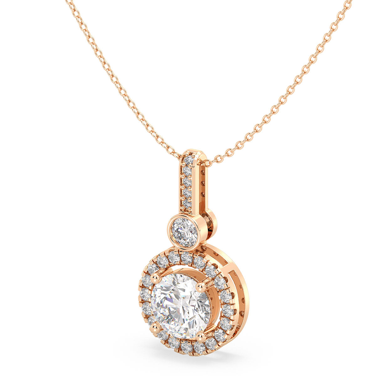 Clara - Roségold | Natürlicher Diamant