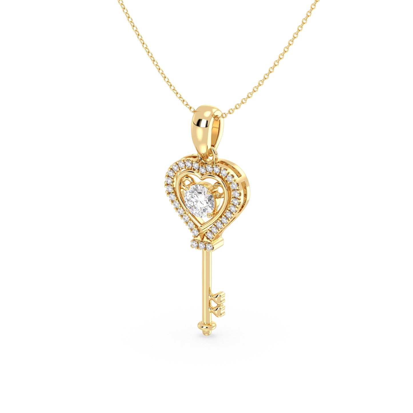 Clavis - Gelbgold | Natürlicher Diamant