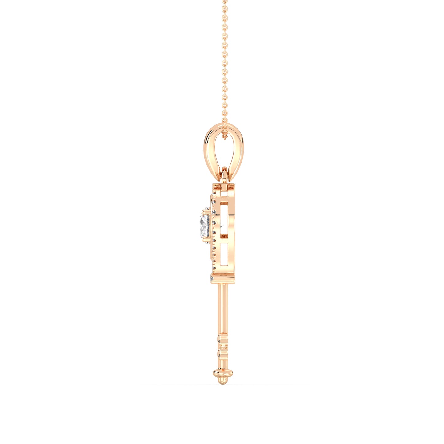 Clavis - Roségold | Natürlicher Diamant