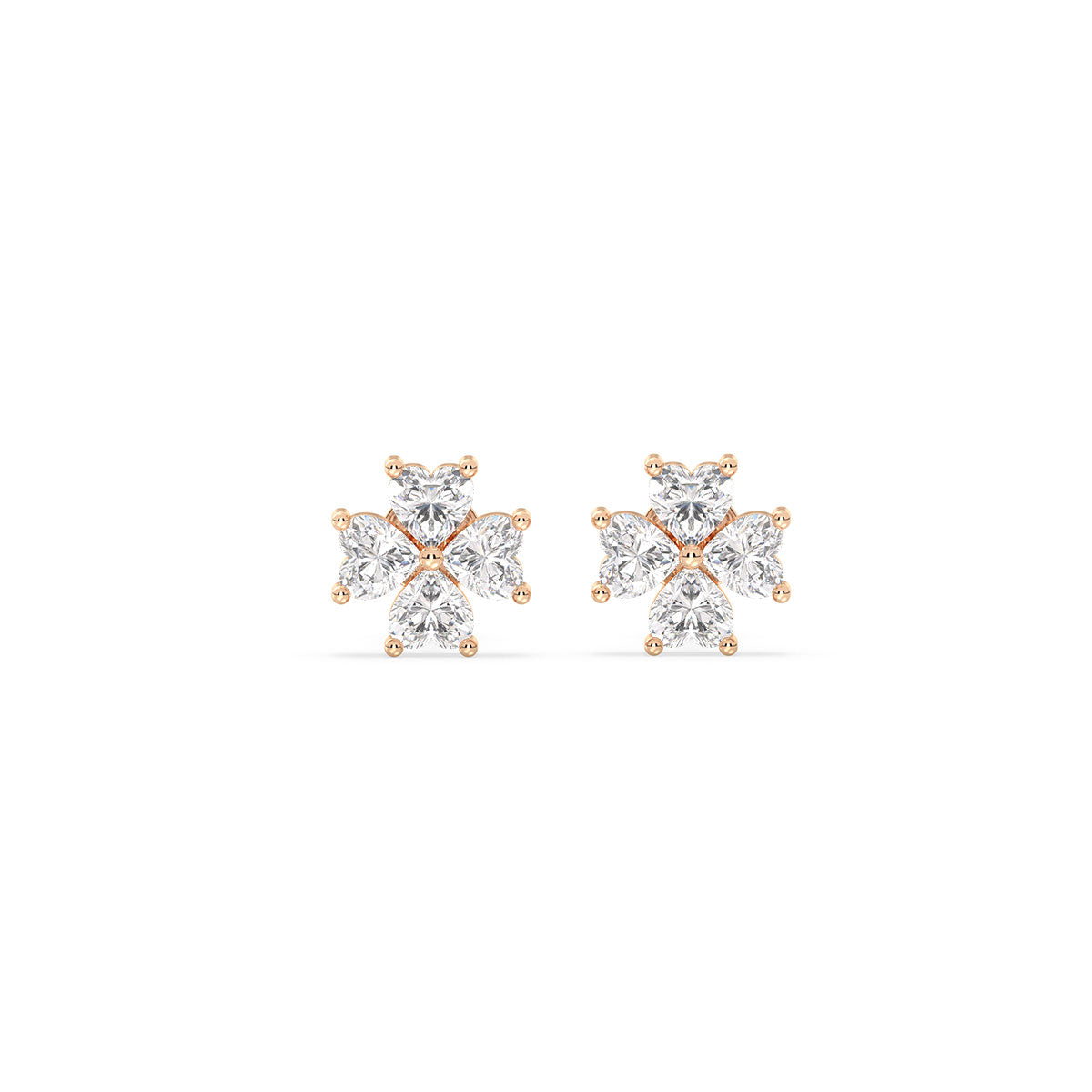 Clovera - Roségold | Natürlicher Diamant