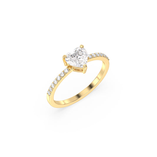 Cora - Gelbgold | Natürlicher Diamant