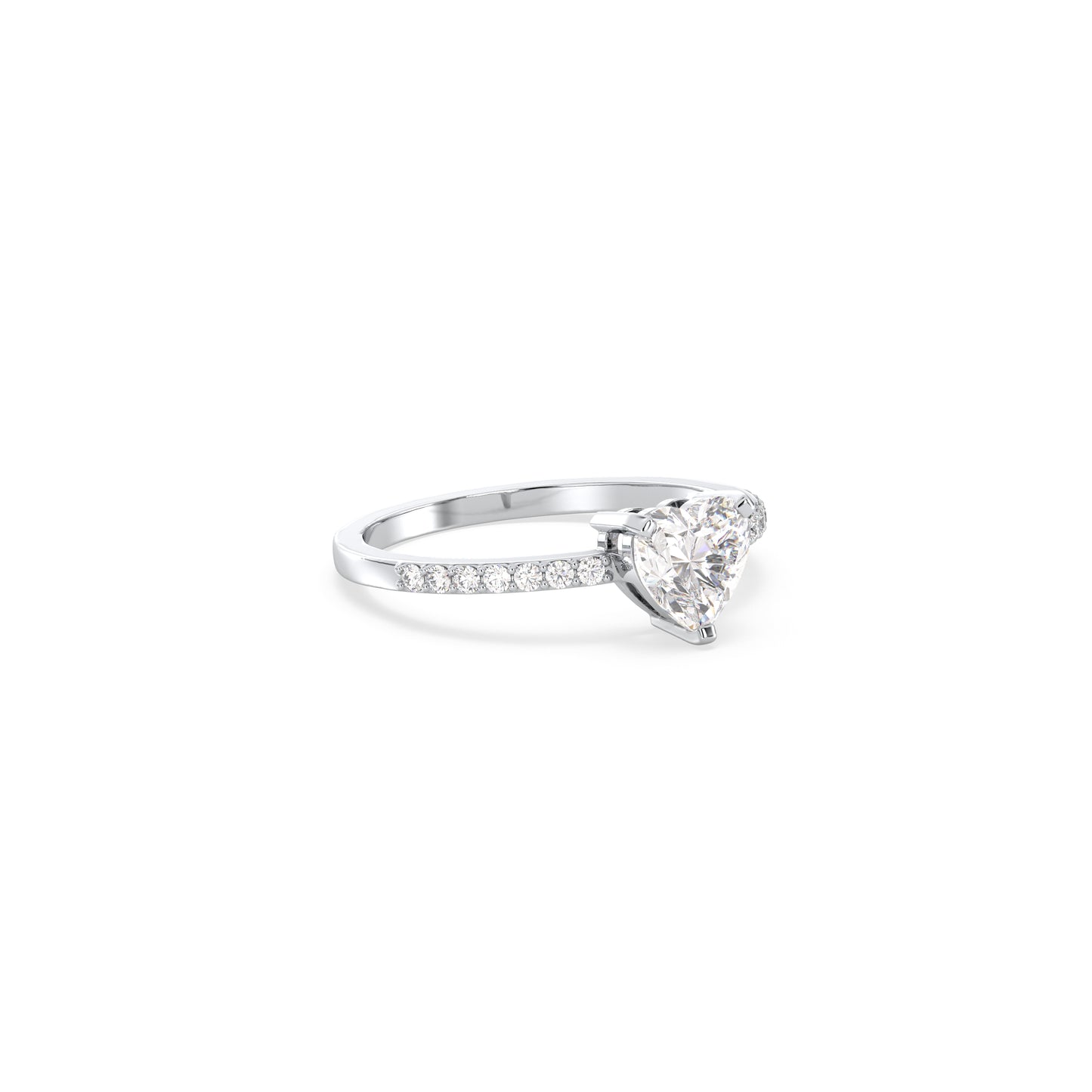 Cora - Weißgold | Natürlicher Diamant