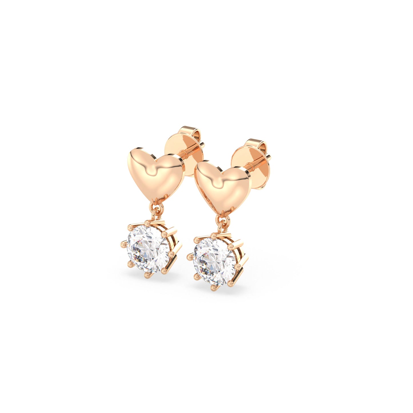 Corena - Roségold | Natürlicher Diamant