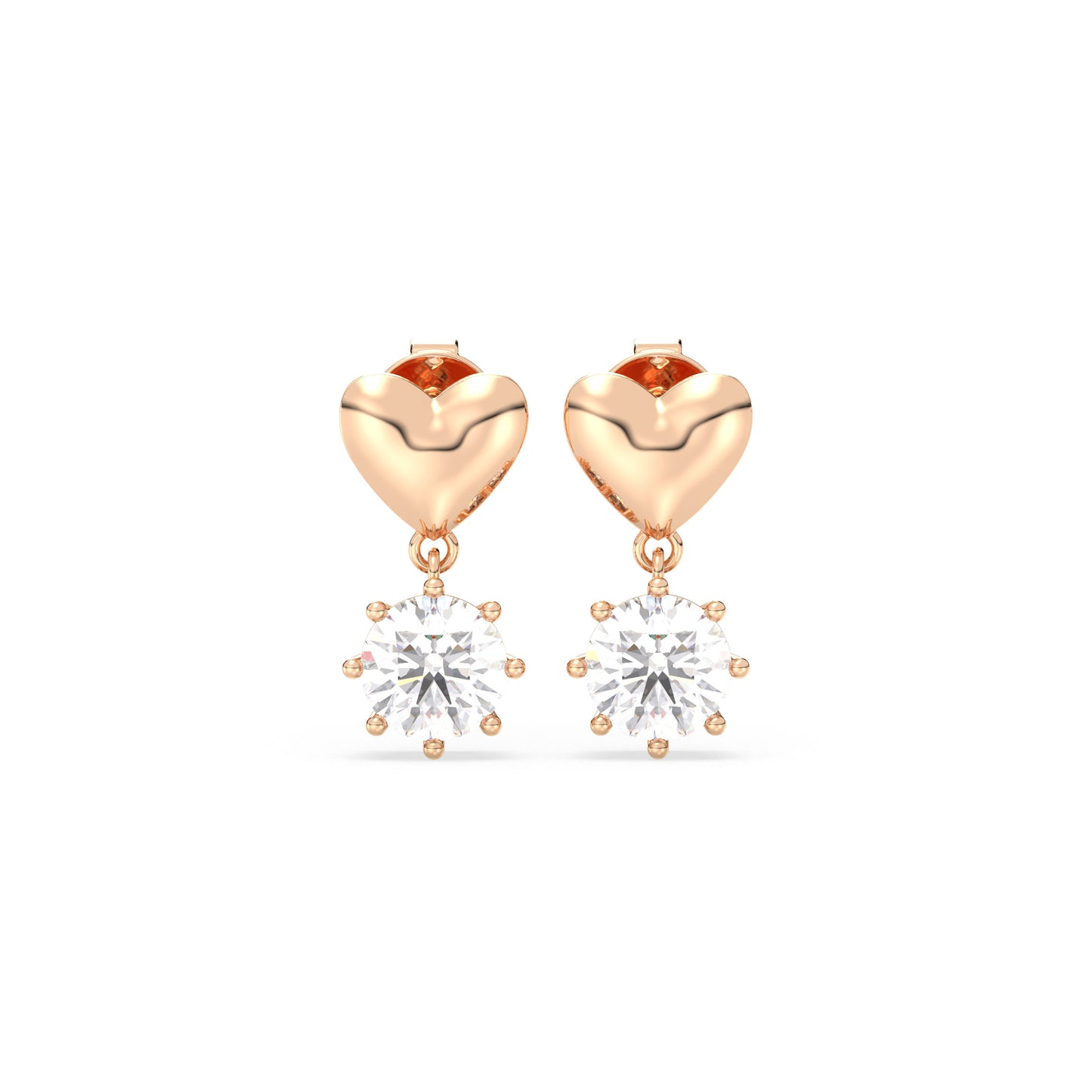 Corena - Roségold | Natürlicher Diamant