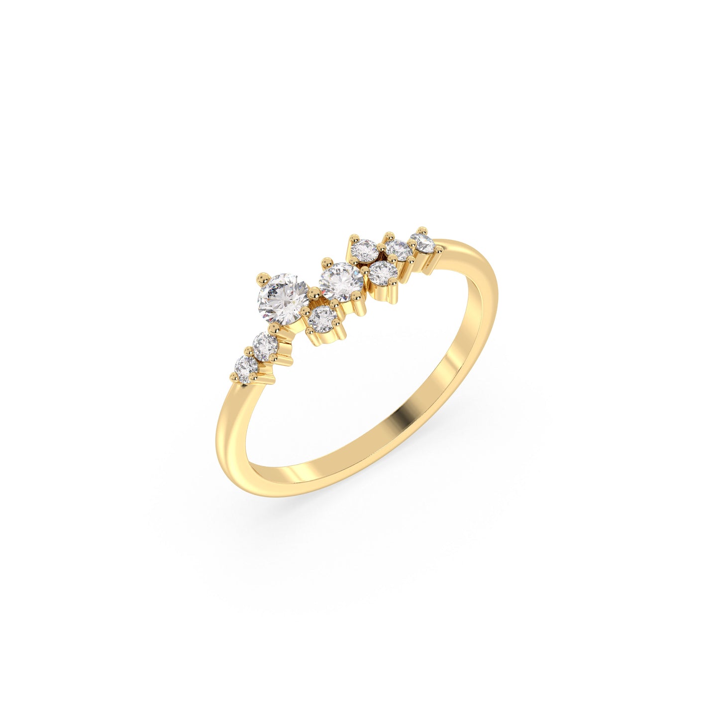 Elara - Gelbgold | Natürlicher Diamant