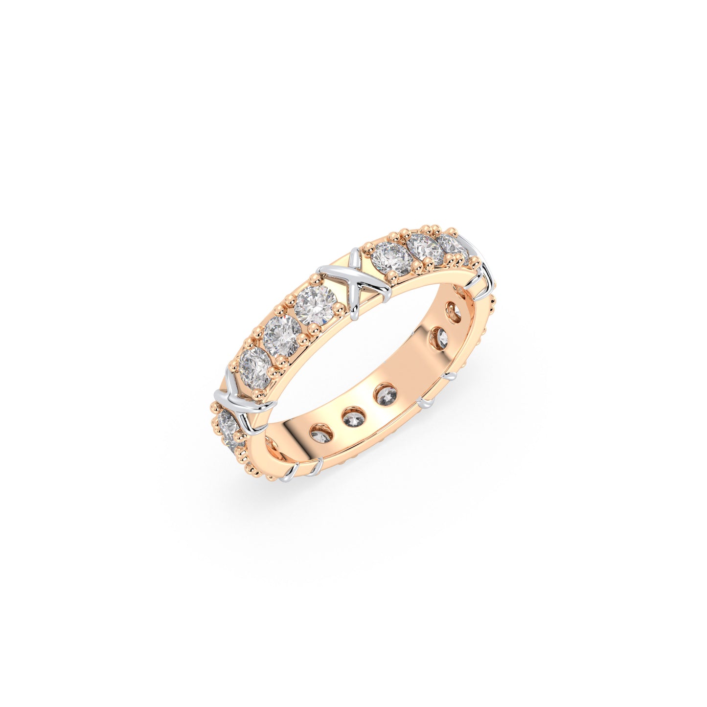 Elexia - Roségold | Natürlicher Diamant