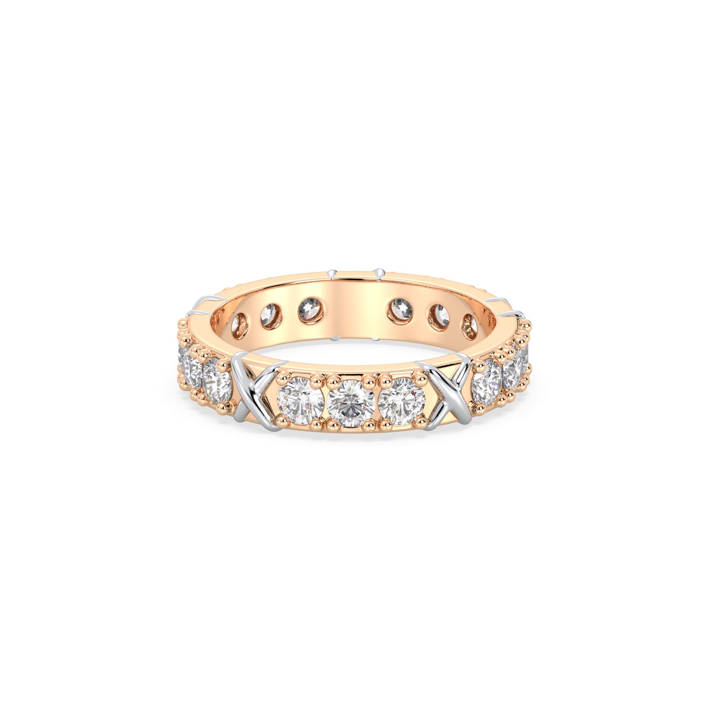 Elexia - Roségold | Natürlicher Diamant