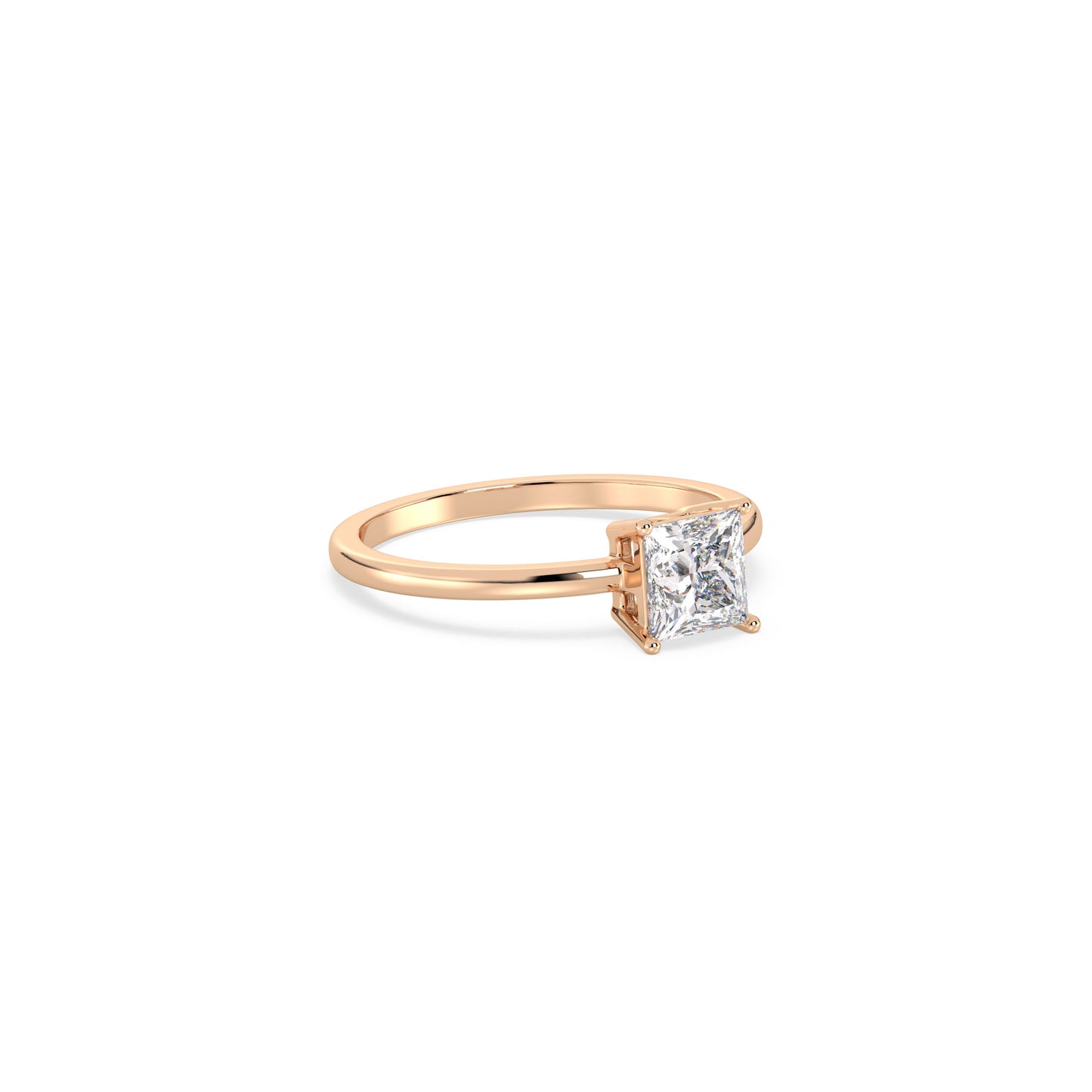 Elina - Roségold | Natürlicher Diamant