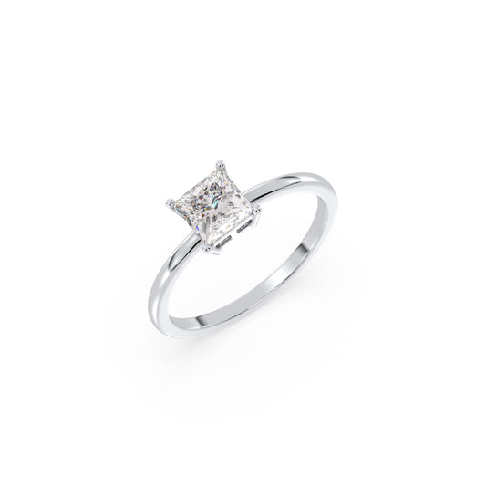 Elina - Platin | Natürlicher Diamant