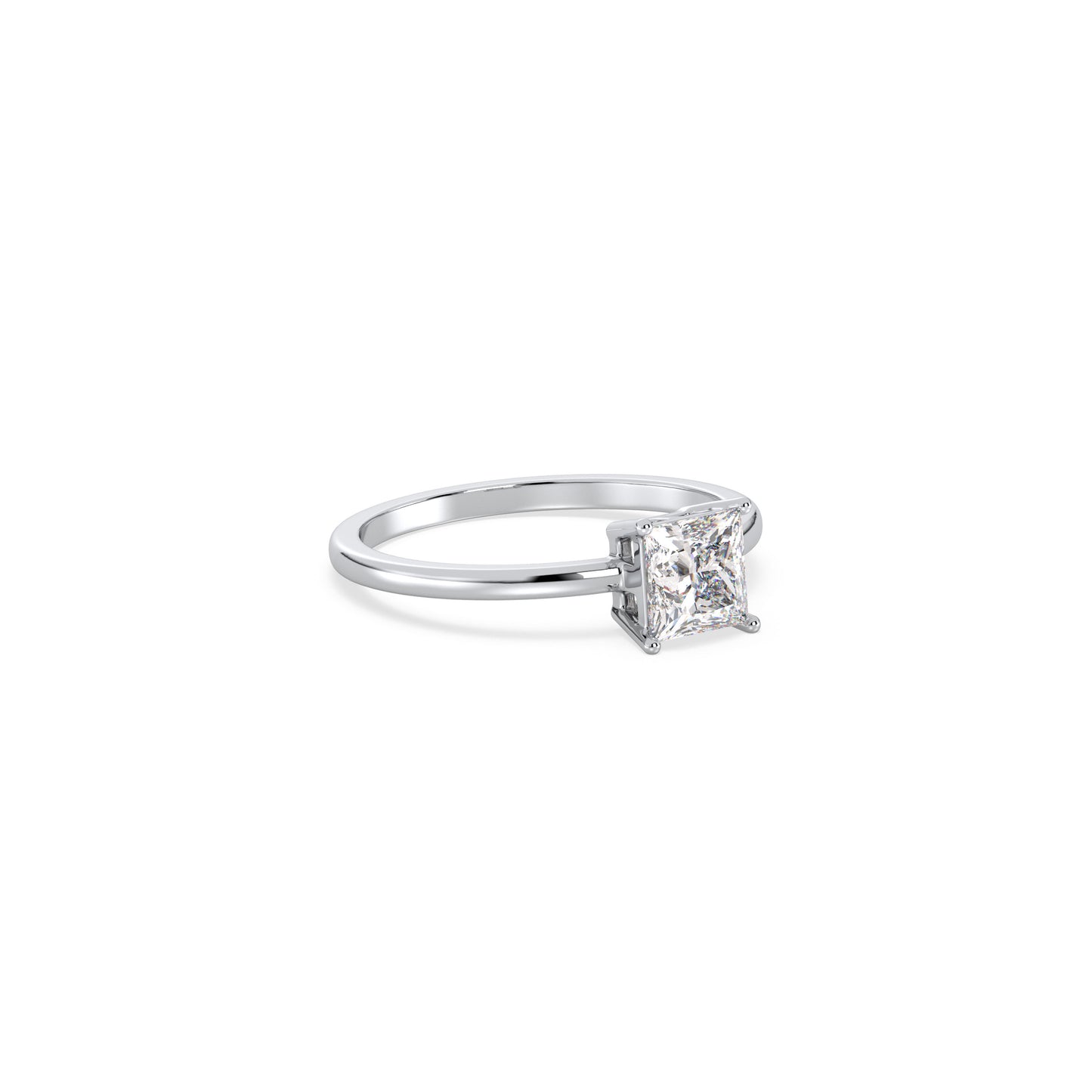 Elina - Weißgold | Natürlicher Diamant