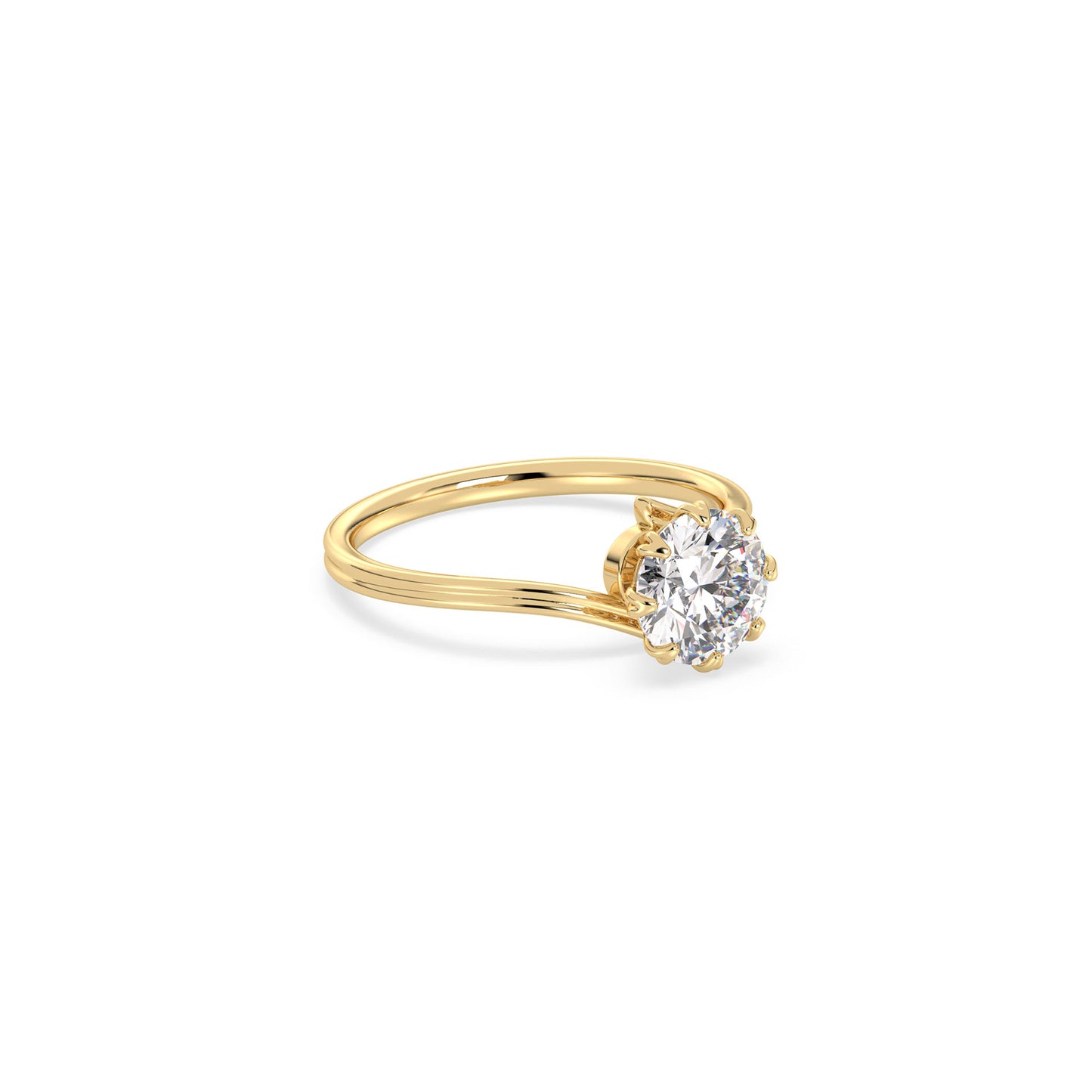 Elora - Gelbgold | Natürlicher Diamant