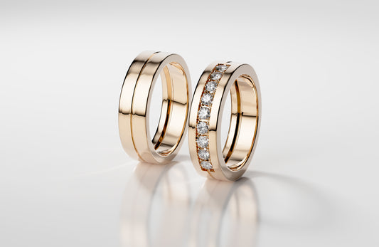 Eterna Duo - Roségold | Lab Grown