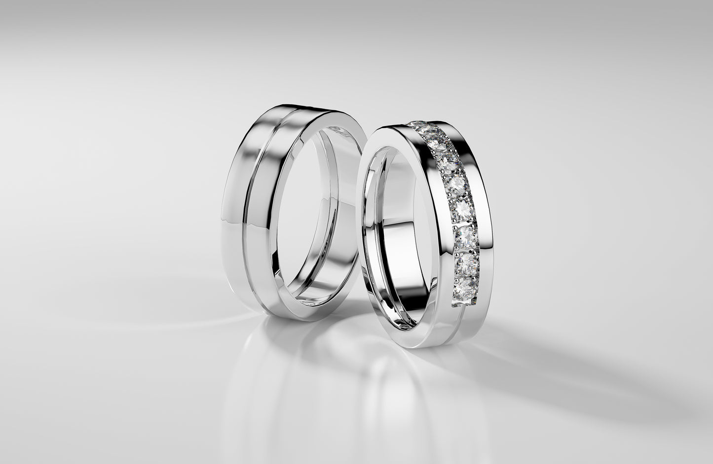 Eterna Duo - Platin | Lab Grown