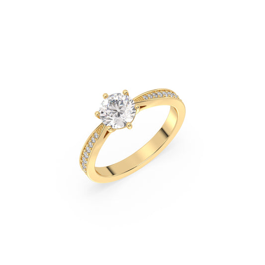 Eterna - Gelbgold | Natürlicher Diamant