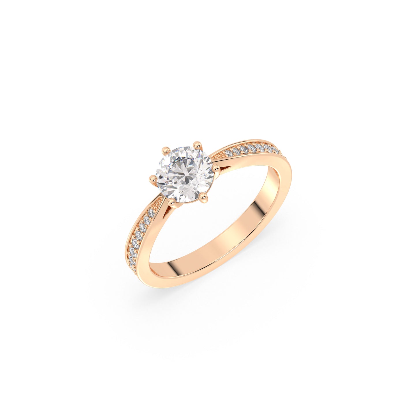 Eterna - Roségold | Natürlicher Diamant