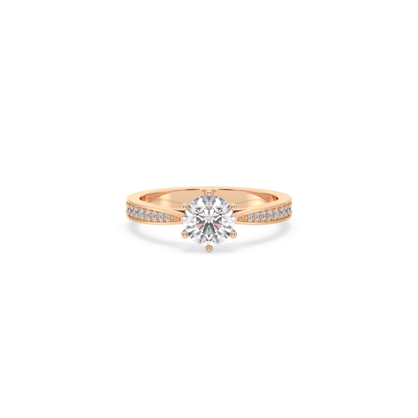 Eterna - Roségold | Natürlicher Diamant