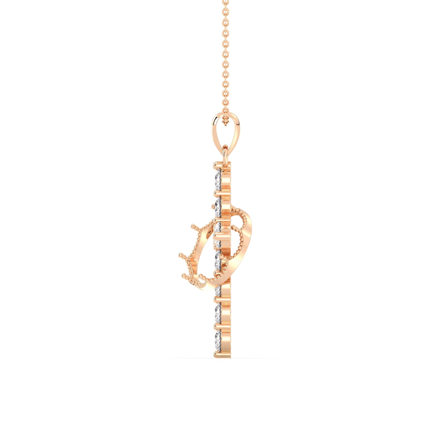 Fides - Roségold | Natürlicher Diamant