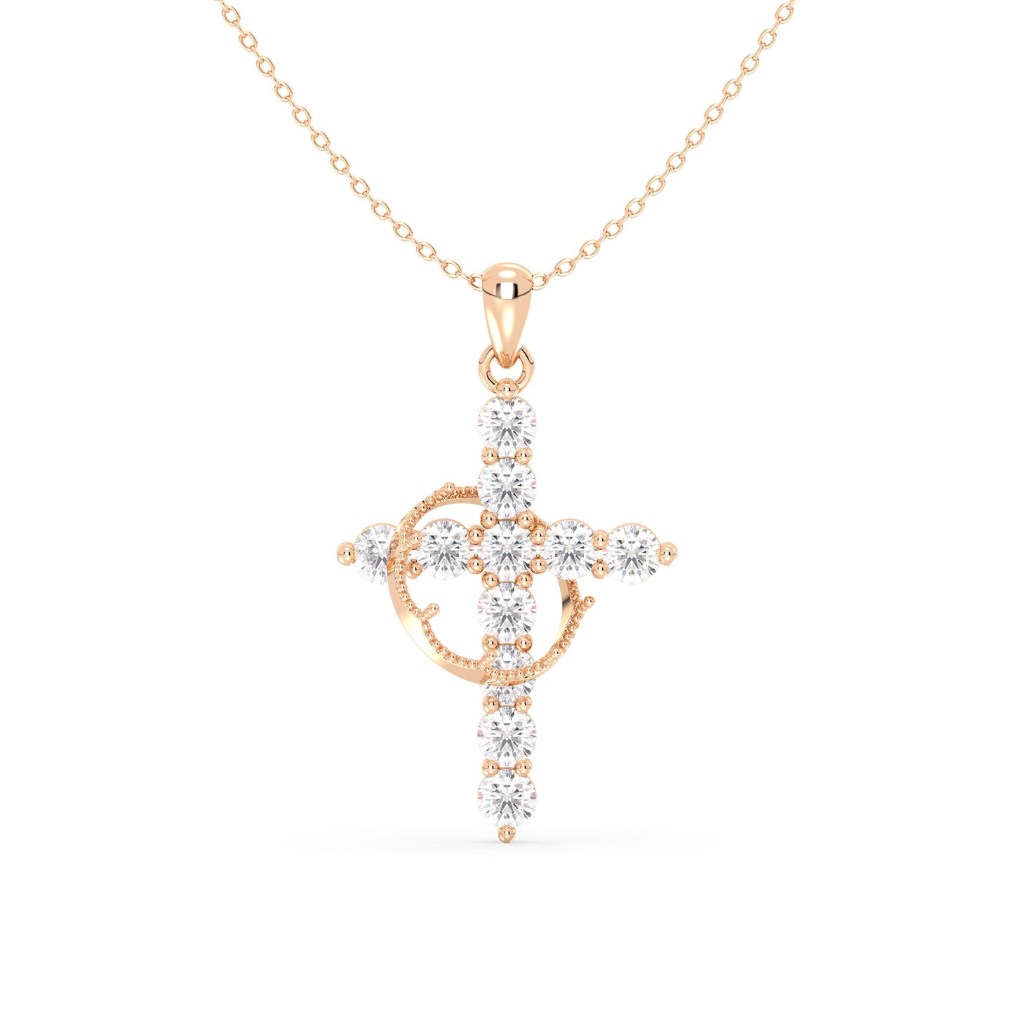 Fides - Roségold | Natürlicher Diamant
