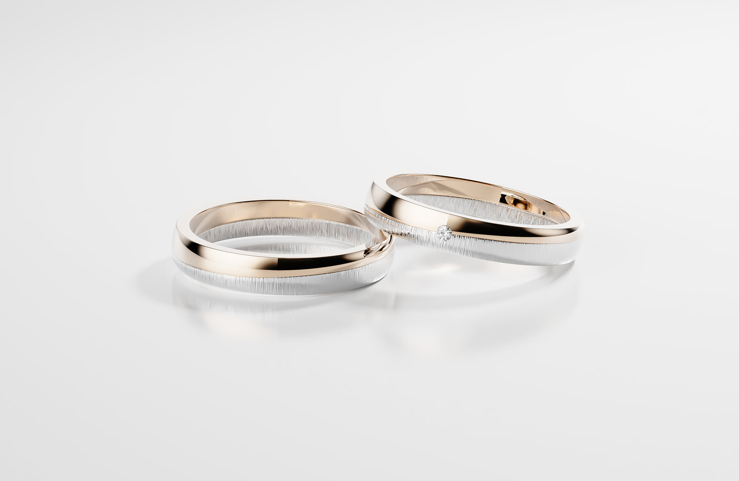 Linea Duo - Roségold | Lab Grown