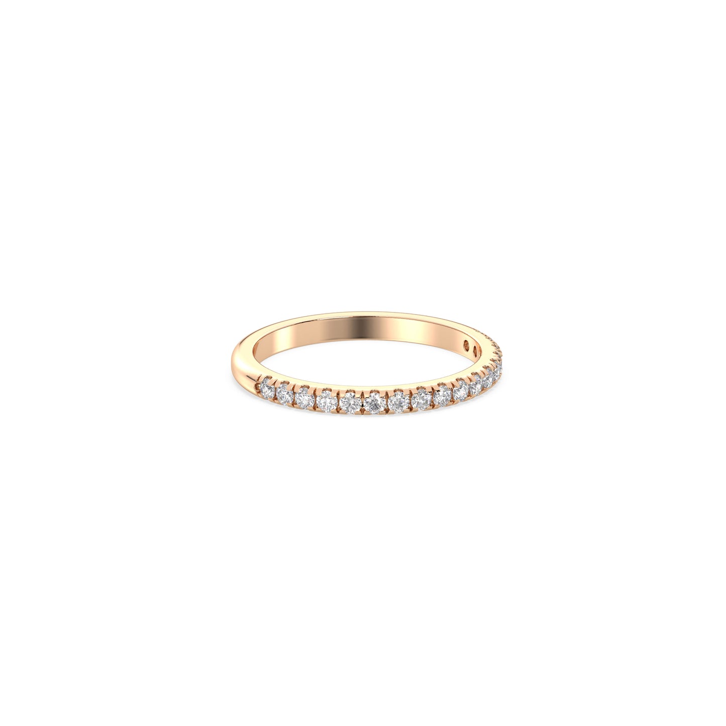 Linea - Roségold | Natürlicher Diamant