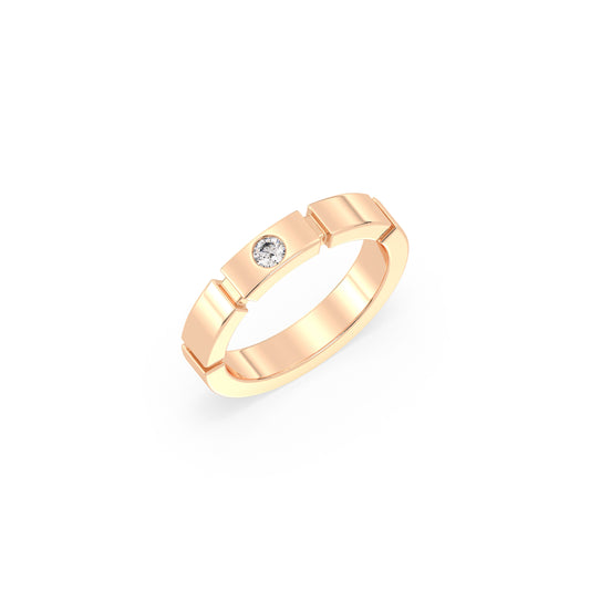 Lior - Roségold | Natürlicher Diamant