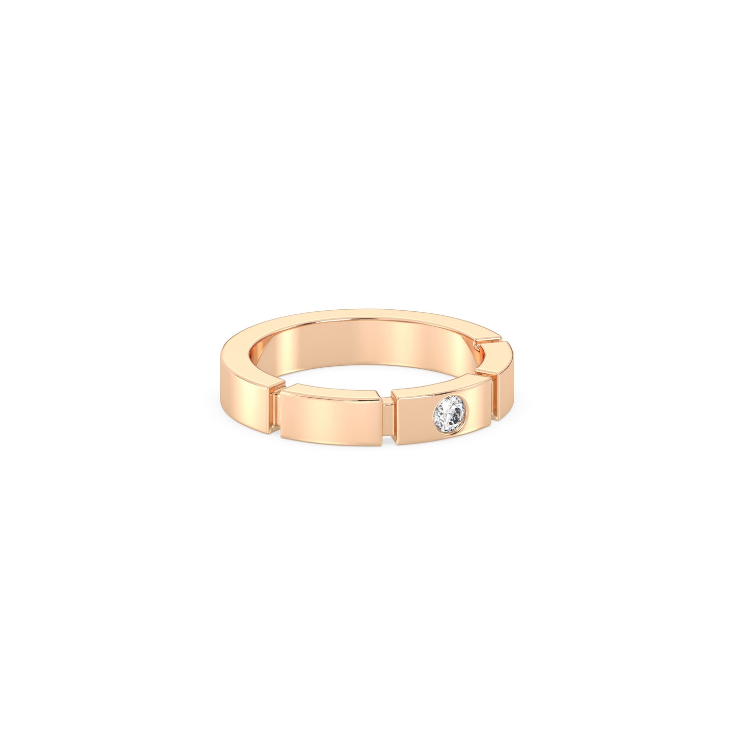 Lior - Roségold | Natürlicher Diamant
