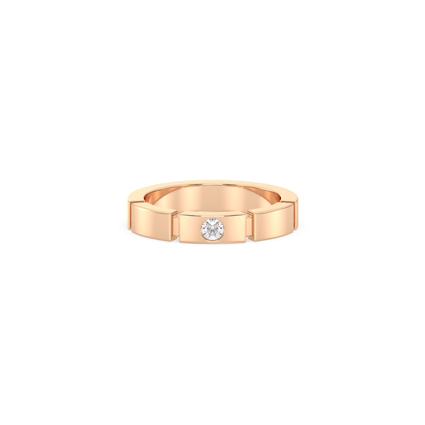 Lior - Roségold | Natürlicher Diamant