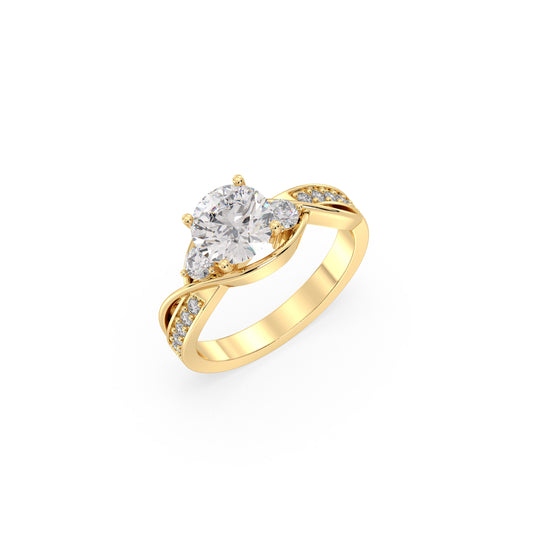 Liora - Gelbgold | Natürlicher Diamant