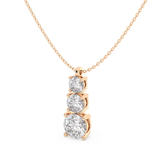 Lira - Roségold | Natürlicher Diamant