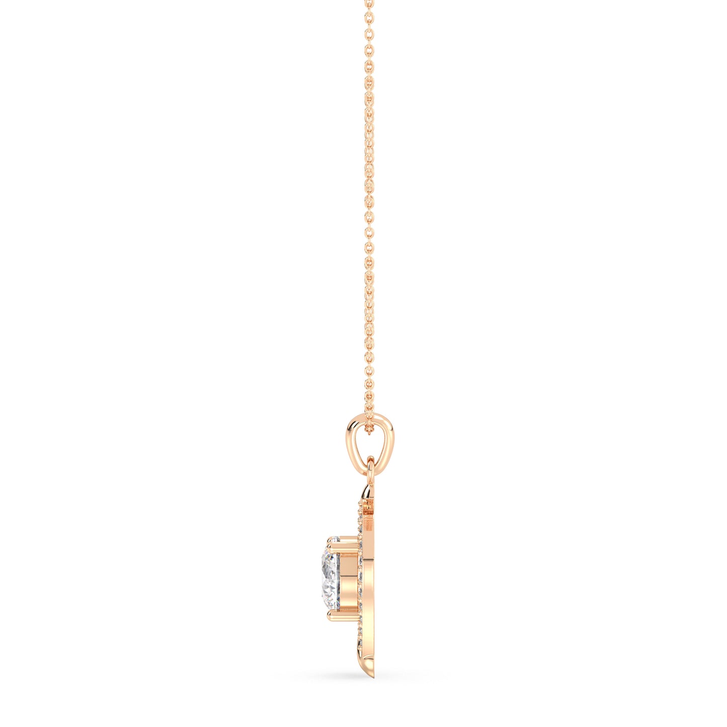 Lunara - Roségold | Natürlicher Diamant