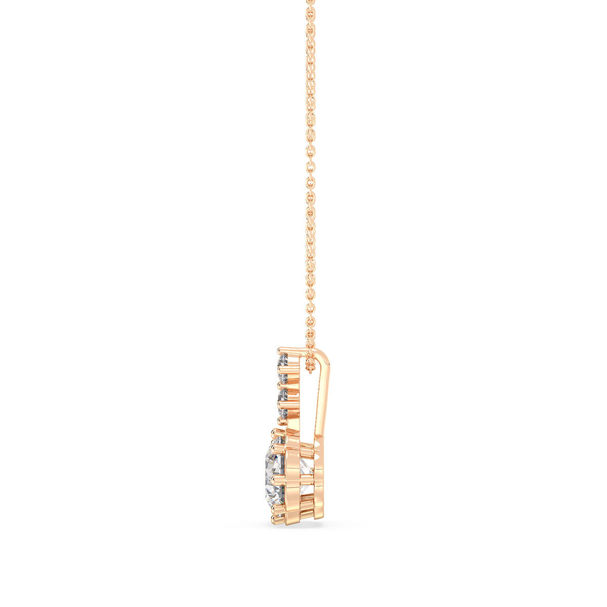 Mila - Roségold | Natürlicher Diamant