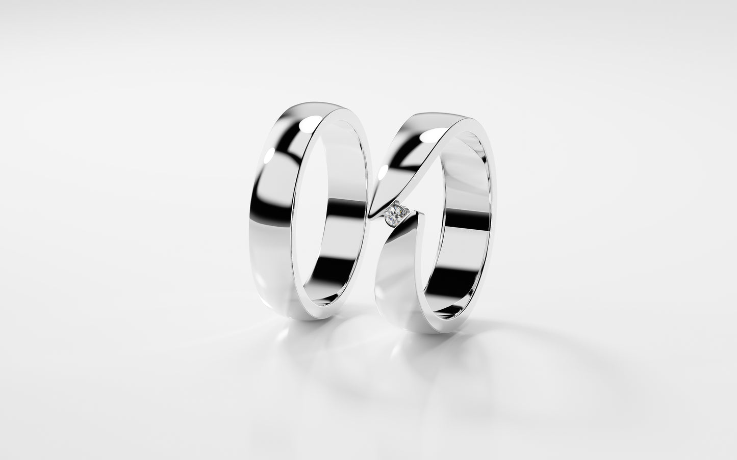 One Promise - Platin | Natürlicher Diamant