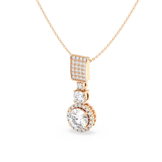 Selene - Roségold | Natürlicher Diamant