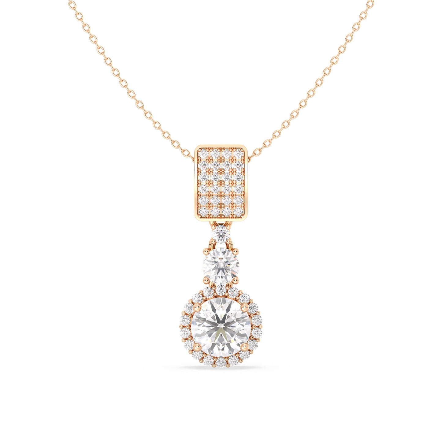 Selene - Roségold | Natürlicher Diamant