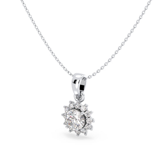 Solena - Weißgold | Natürlicher Diamant